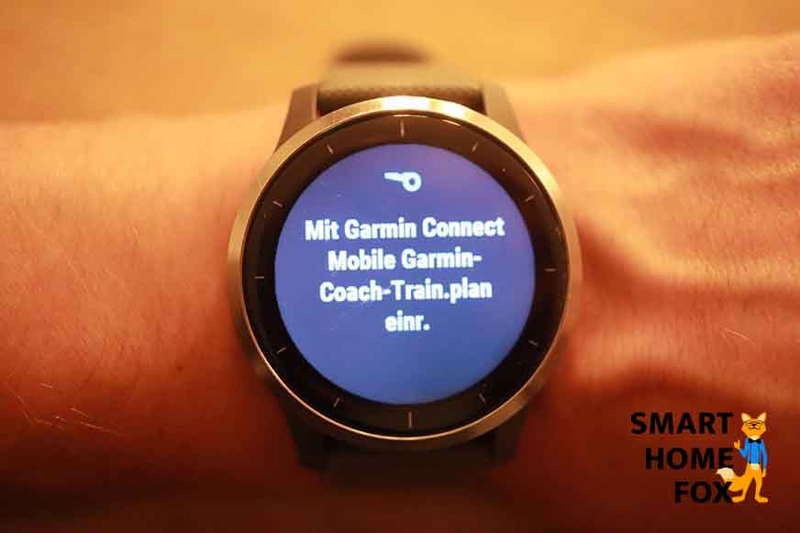 Вы можете увидеть на часах, как составить план тренировок.